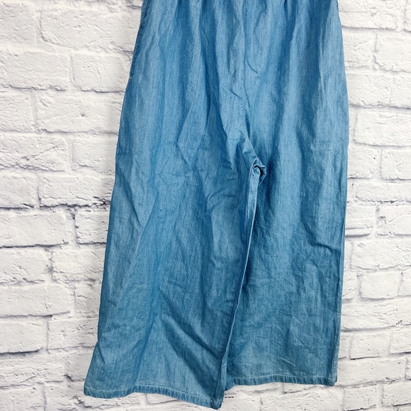Jessica Simpson Denim Wide Leg Jumpsuit Sz Small - Picture 4 of 8